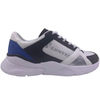 Man Sport Shoes Fashion Breathable Court Tennis Trainers White Blue