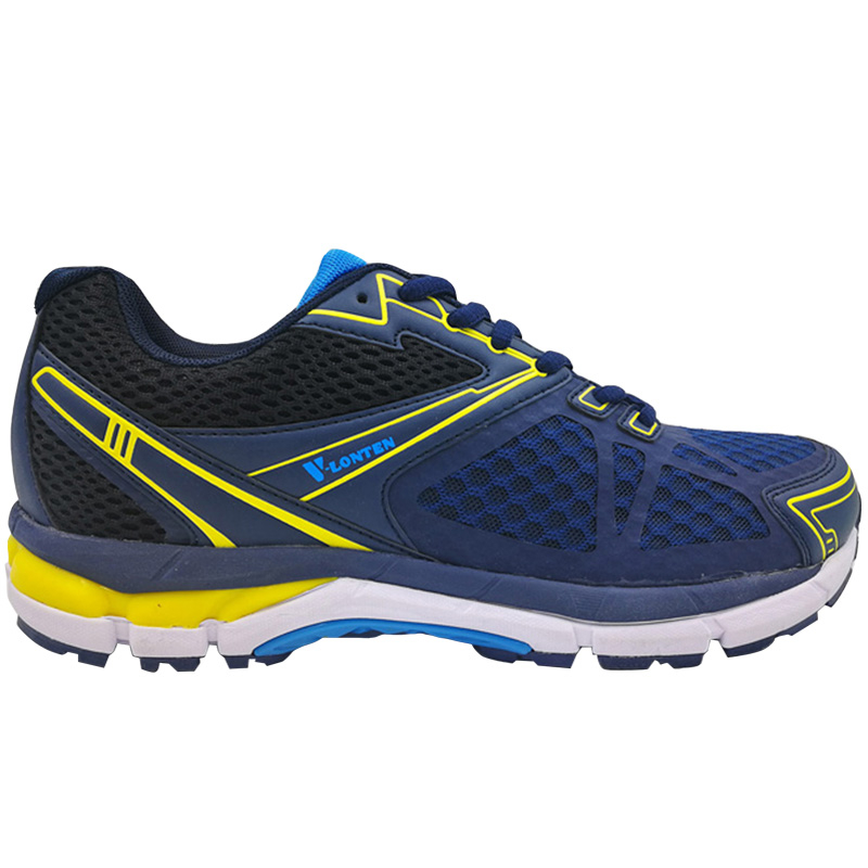Man Sport Shoes Unisex Anti Slip Light Weight Athletic Running Footwear Navy