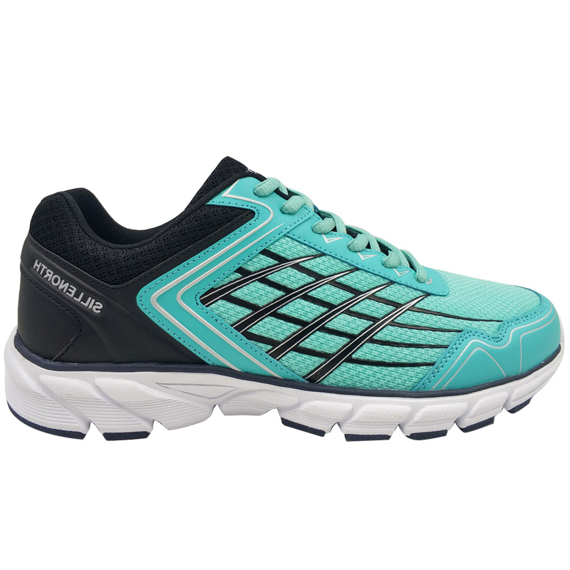 Woman Running Shoes Hot Sale Breathable Jogger Running Shoes Aqua