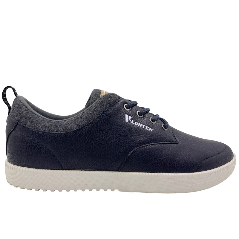 Man Casual Shoes Classic High Quality Woolen Footwear For Male Navy