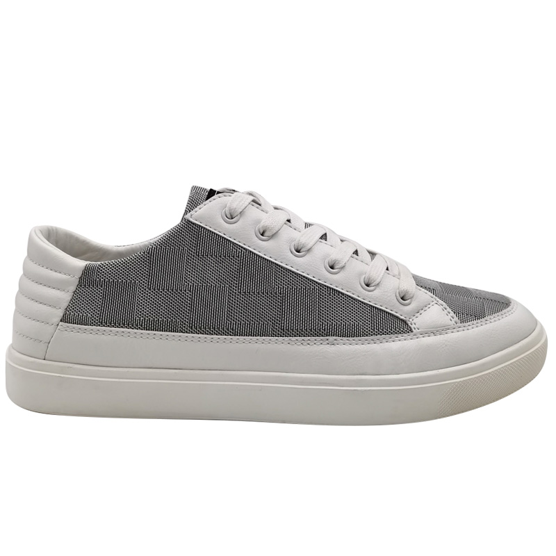 Man Board Shoes PU Leather Dressy Shoes In Best Sale Grey