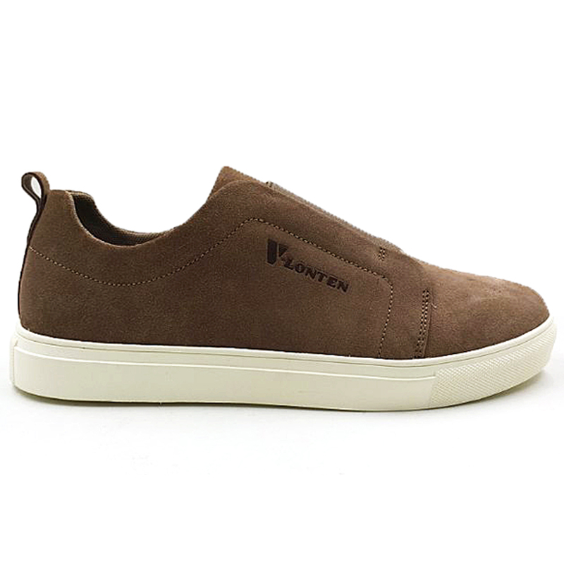 Man Board Shoes High Quality Suede Shoes Classic Low Top Trainers Brown