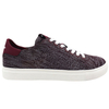 Man Board Shoes Knitted Shoes Low Top Breathable Footwear Burgundy