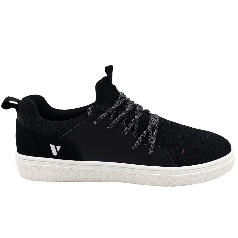 Man Board Shoes Knitted Shoes Best Sale Breathable Footwear Black